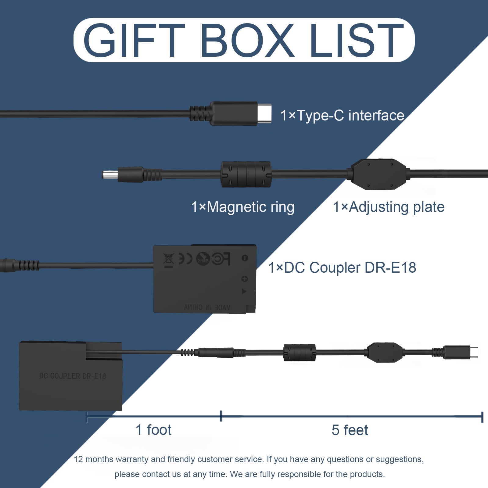 Buy F1TP ACKE18 USBC LPE17 Dummy Battery Kit for Canon EOS RP 200D