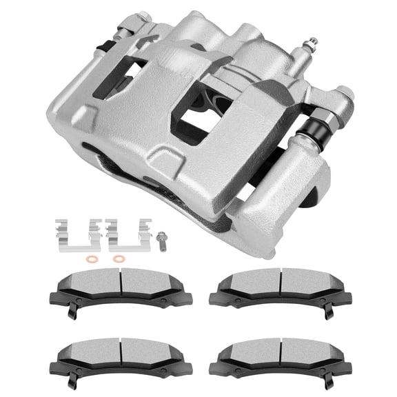 ECCPP Brake Calipers and Brake Pads Kits Compatible For 2006-2011 For Buick For Lucerne,2006-2013 For Chevrolet For Impala,2006-2007 For Chevrolet For Monte Carlo Front Left 18B4988 D1159-8269 5PCS