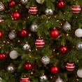 thumbnail image 4 of Nearly Natural Red Round Glass Ball Ornaments, 64 Count (3.00"), 4 of 5