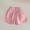Pink, variant on SERTG Girls Loose Cotton Shorts Elastic Waist Wide Leg Shorts Kids Summer Casual Solid Color Fit Summer Play Comfort Fit Everyday Bottoms(Pink,6 Years)