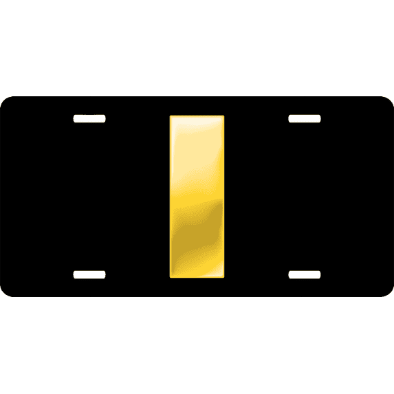 USMC O-1 Second Lieutenant Officers Rank License Plate