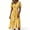 01-Yellow, variant on Ecqkame Summer Dresses for Women V Neck Short Sleeve Empire Waist Tummy Control Casual Long Dress Lightweight Flowy Vacation Dress Yellow L
