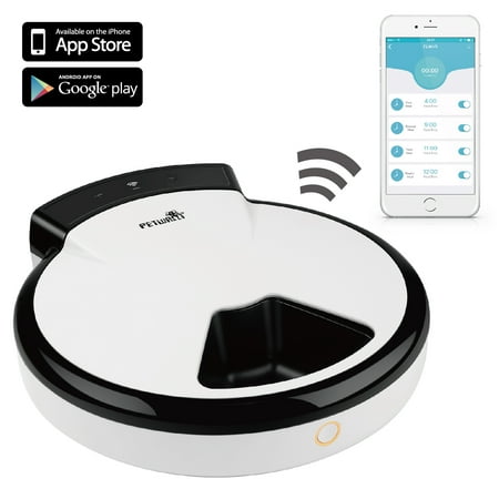 Automatic Dog Cat Pet Feeder Dispenser Station Smartphone Remote