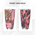 thumbnail image 3 of Susaid Cheetah On Toilet Humor Art Print 20oz Car Cup,Insulated Coffee Cup Fully Spill Proof Travel Coffee Mug, Stainless Steel Tumbler for Work Home Outdoor Car-Without Straw, 3 of 8