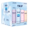 TRIP Lightly Sparkling Non-Alcoholic Drink with Magnesium, Ashwagandha, Lions Mane & L Theanine, No Added Sugar Mocktail - Variety Pack - 4 Pack 12oz