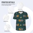 thumbnail image 5 of Rocae Big Machine for Breathable Men's Baseball T-Shirt Fashionable Casual Baseball Jersey, Moisture-wicking Sportswear 3X-Large, 5 of 9