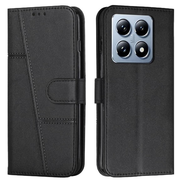 Funda Flip para FOXDOCK Xiaomi 14T Pro – Carcasa delgada y resistente a impactos con soporte para uso diario y profesional