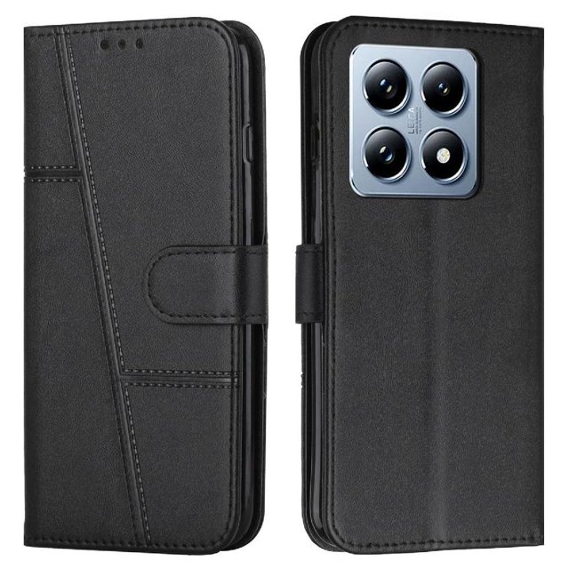 Funda Flip para FOXDOCK Xiaomi 14T Pro – Carcasa delgada y resistente a impactos con soporte para uso diario y profesional