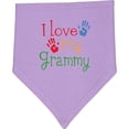 thumbnail image 2 of Inktastic I Love My Grammy Baby Bandana Bib, 2 of 4