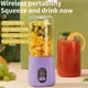 thumbnail image 4 of Licuadora portátil recargable por USB | Preparadora personal de batidos y zumos | Botella de viaje de 350 ml con 6 cuchillas | Mini licuadora para deportes, gimnasio, oficina y uso al aire libre, 4 of 8
