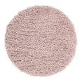thumbnail image 2 of Infinity Collection Solid Shag Round Rug by Rugs.com ‚Äì Lavender 4' Round High-Pile Plush Shag Rug Perfect for Dining Rooms, Breakfast Nooks, Kitchens and More, 2 of 6