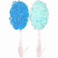 thumbnail image 1 of wonima11 Loofah Back Scrubber for Shower,Long Handle Bath Body Brush Soft Nylon Mesh Loofah Sponge On a Stick,Exfoliating Scrub Cleaning Luffa for Elderly for Men Women(2-Pack,Bule and Green), 1 of 1
