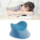 thumbnail image 1 of Almohada de almohada de gel para almohadilla de cuello de gel, almohada ergonómica de la mesa, almohada de viaje de espuma de memoria para coche de azul, 1 of 8