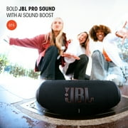 JBL Charge 6 - Portable waterproof & drop-proof Bluetooth speaker, Bold JBL Pro Sound with AI Sound Boost, 28Hrs of Playtime, Built-in powerbank &  with a sturdy/removable carrying strap (Blue)