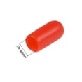 thumbnail image 3 of Uxcell Rubber End Caps Vinyl Round End Cap Cover Screw Thread Protectors for Screw 200Pcs Red 5mm, 3 of 6