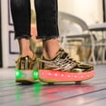 thumbnail image 4 of YAZI Kids Roller Shoes Boy Girl Sneakers with Wheels Become Sport Sneaker with Led for Christmas Birthday Children Show Gift, 4 of 16