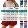 thumbnail image 3 of LADIGASU Women's Round Neck Short Plus Size Puff Sleeve Printing Pockets Casual Trendy Jumpsuit, 3 of 5