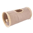 thumbnail image 1 of Cat Tunnel Plegable Suede Flush Cat Channel Desmontable Drilling Suede Flush Bucket Con Pequeño Agujero Bola Colgante De Papel Con Sonido Para El Hogar De Mascotas Yuarrent PT001024-00, 1 of 7