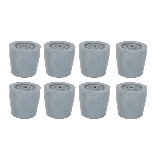 Walker Cane Tip, 10pcs Gray Replacement Accessory 1.1 Inch Crutch Tip Slip Resistant Professional For Daily Life For Senior