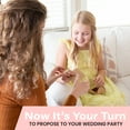 thumbnail image 4 of Will You Be My Bridesmaid Gifts. Bridesmaid Proposal Gifts with a Floral Bracelet, Heartfelt Card and Gift Wrap, 4 of 5