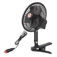 thumbnail image 2 of Ventilador de Enfriamiento de Automóviles Ventilador de Black Metal de Servicio Pesado Portátil para Remolques RV RV SUV, 2 of 7