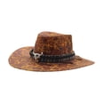 thumbnail image 1 of Sombrero de Vaquero Jinwen Accesorio de Disfraz Caqui Ala Ancha, 1 of 8