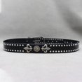 thumbnail image 6 of First layer cowhide new skull rivet belt genuine leather men's belt women's pure cowhide versatile decorative belt, 6 of 6