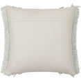 thumbnail image 2 of Surya Kandie KDE-003 20"H x 20"W Polyester Fill Cotton Pillow Kit in Light Gray, 2 of 4