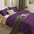 thumbnail image 3 of D.N.G. BEDDINGS 1 Piece Boho Chic Pom Pom Comforter, All Season Down Alternative Bedding Comforter - (Oversized Super King Size, Plum) 800 Thread Count, Egyptian Cotton., 3 of 6