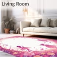 thumbnail image 2 of ODIKA 8'x10' Machine Washable Non-Slip Area Rug, Fairy with Twinkling Stars High Traffic Rug, Pink, 78520, 2 of 7