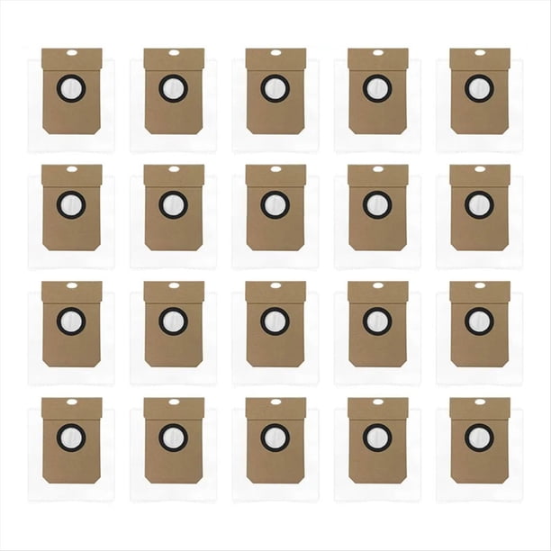 Bolsa de Polvo de 20 Piezas para KaringBee S7 OMNI Robot Aspirador Accesorios Pieza de Repuesto