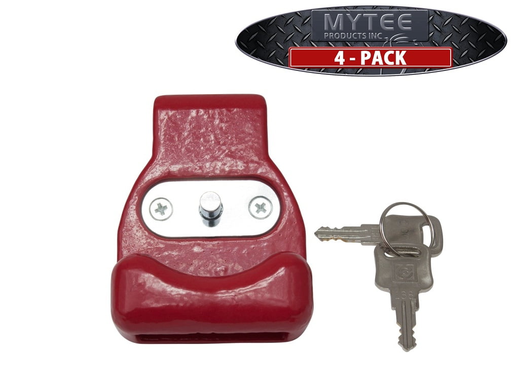 Mytee Products 4 Pack Heavy Duty Aluminum Air Brake Glad Hand Lock for Tractor Trailer