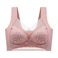 thumbnail image 4 of Cathalem Bras for Large Breasts Wireless Everyday Bra with Adjustable Straps,Coffee 6L, 4 of 4
