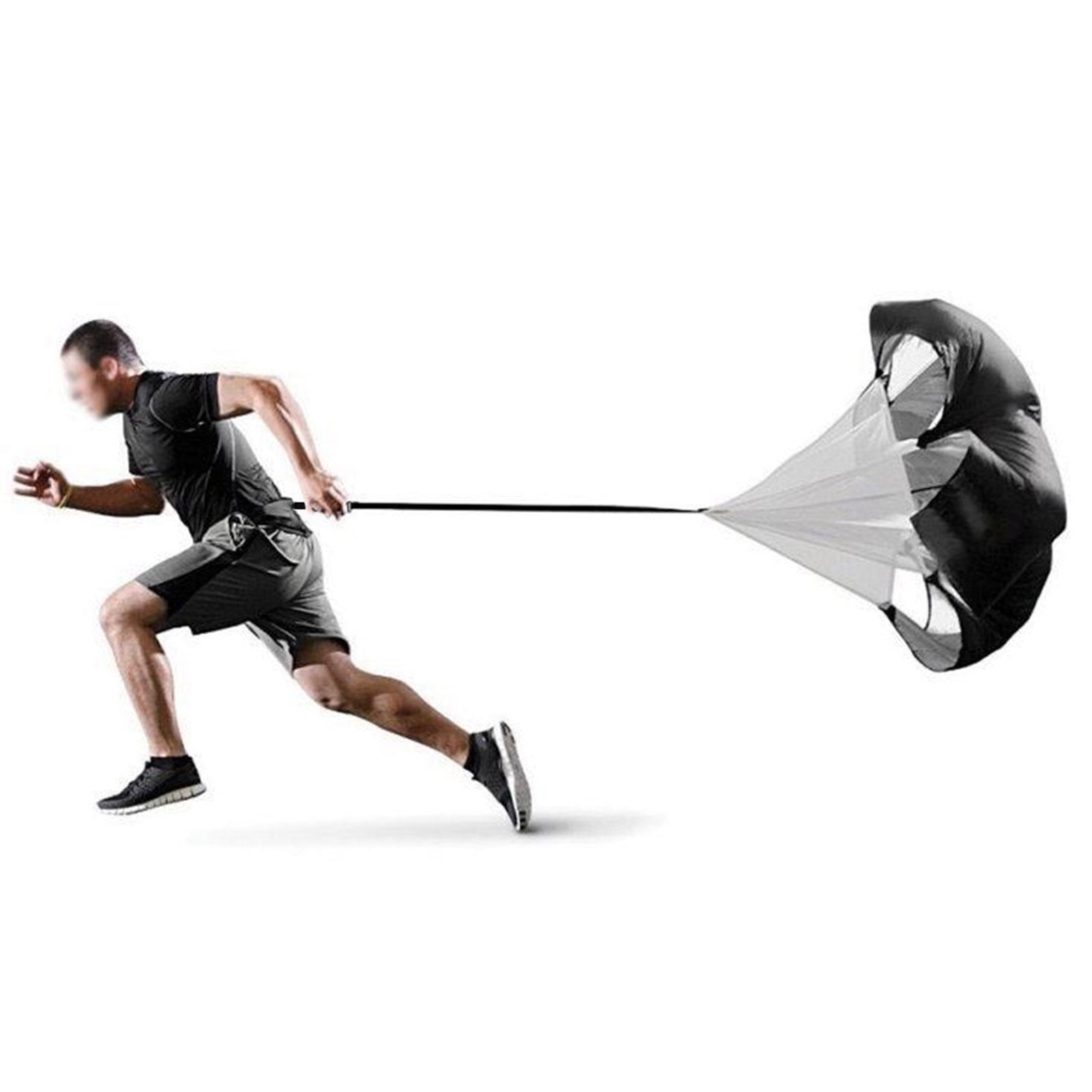 Adjustable Sport Parachute Running Resistance Trainer Strength Umbrella Fitness 