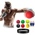 thumbnail image 2 of LYMAYTER 1 Set Head Mounted Box Ball Improve Reflexes Agility Box Ball Game Hand-Eye Coordination Training Box Speed ​​Reaction Ball, 2 of 7