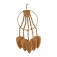 thumbnail image 4 of Frontones de pared Boho tapiz tejido colgante macramé hecho decoración artística de 21,65 "de ,84" de diámetro del a marrón perfecl Borla de macramé hecha a mano, 4 of 7