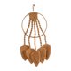 thumbnail image 4 of Tapiz de pared bohemio de macramé, cuerda tejida, atrapasueños, arte para decoración del hogar marrón, 4 of 7