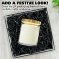 thumbnail image 3 of Hampton Distribution Black Crinkle Paper Filler, 4.5oz Shredded Paper For Gift Baskets, 3 of 6