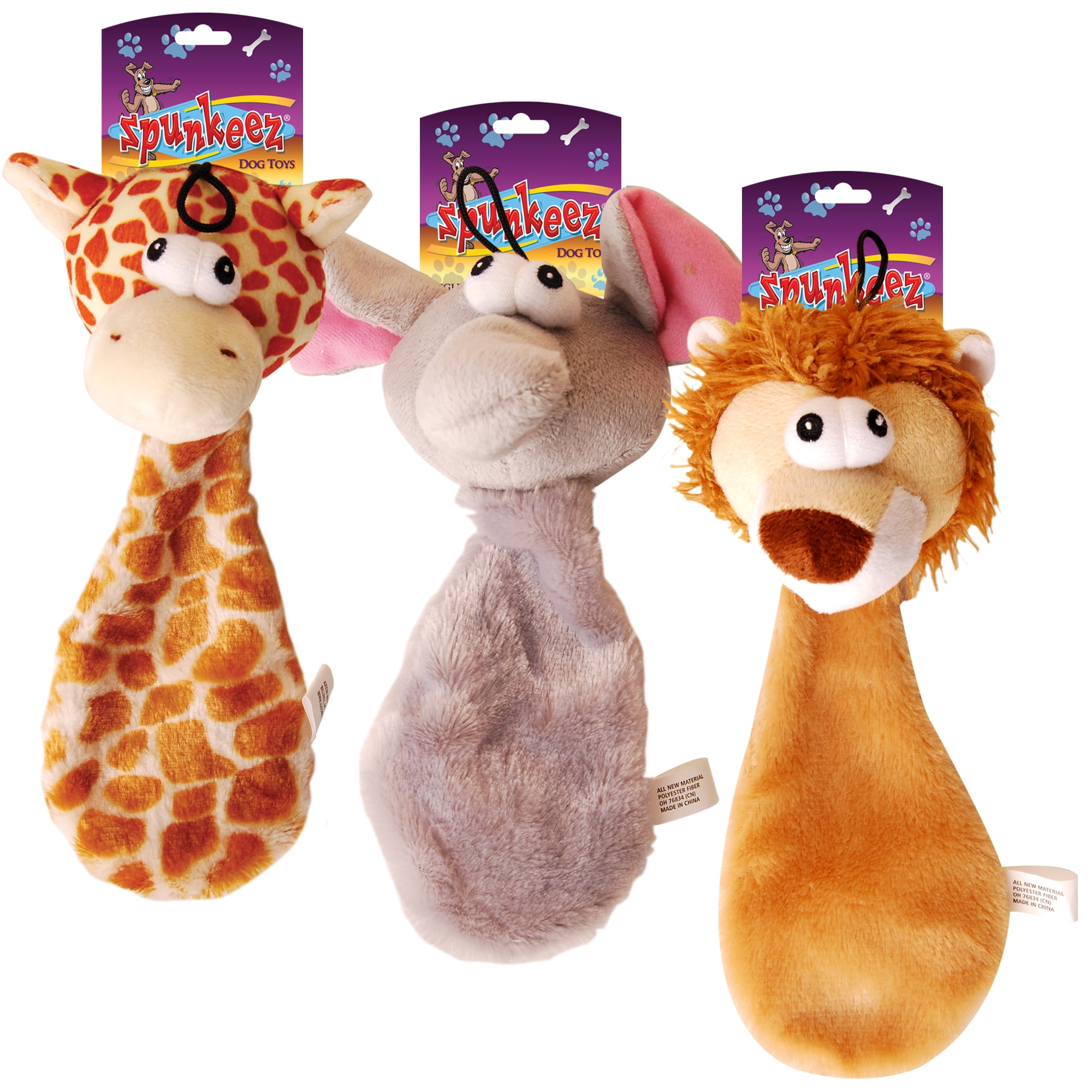 squeaky lion dog toy