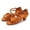 Brown, variant on EliteGoogv Girls Latin Dance Shoes Low Heel Soft Sole Shoes For Girls Tango Practice Shoes Non Slip Dance Shoes Comfortable Flock Buckle Strap Shoes Camouflage US:12/6.5-7 Years