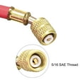 thumbnail image 4 of Unique Bargains 1.5M 1/4 SAE à 5/16 SAE Connecteur de Tuyau de Chargement de Réfrigération 800PSI Rouge, 4 of 4
