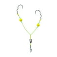 thumbnail image 2 of Upgraded Double-Hook Reverse Bottom Rig for Freshwater and Saltwater Fishing - Anti-Tangle Design, for Beginners and Professionals Light Gray, 2 of 3