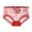 Red, variant on lulshou Womens Underwear Sheer Mesh Lace Panties Breathable Daily Wear Briefs Underwear, Red, XXXL