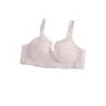 thumbnail image 2 of INSPIRE CHIC Women Full Cup Bras Breathable Comfort Floral Lace Full Coverage Non Padded Underwired Bra 42/95 Fit 40B/C Light Pink, 2 of 6