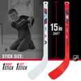 thumbnail image 4 of Franklin Sports NHL Washington Capitals Mini Hockey Set - Kids Indoor Knee Hockey Goal, Ball, + 2 Mini Hockey Stick Combo Set - Youth NHL Team Indoor Toy Knee Hockey Sets - NHL Official - Ages 3+, 4 of 7
