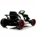thumbnail image 3 of Joyracer 24V Ride on Toys, Kids Electric Go Kart 400W Motor Power Car Wheel for Kids,  6-9MPH, Outdoor Toys, Bluetooth/Music, Age 6+, Green, 3 of 11