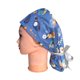 thumbnail image 1 of Gorro de pelo largo, gorro quirúrgico, gorro de trabajo estampado de algodón, pañuelo para la cabeza, pañuelos de mujer, gorro sanitario de médico, 1 of 4