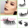 thumbnail image 2 of Pestañas de Visón Miuhair Beauty VieyEve Fluffy 25 mm 3D Dramatic X017L, 2 of 7
