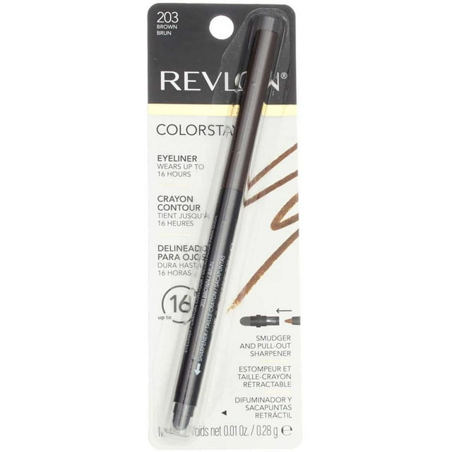 Lápiz delineador de ojos Revlon ColorStay Brown 203 0.3 ml (x5)