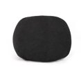 thumbnail image 2 of Lounge & Co Black Round Pouf, 2 of 2